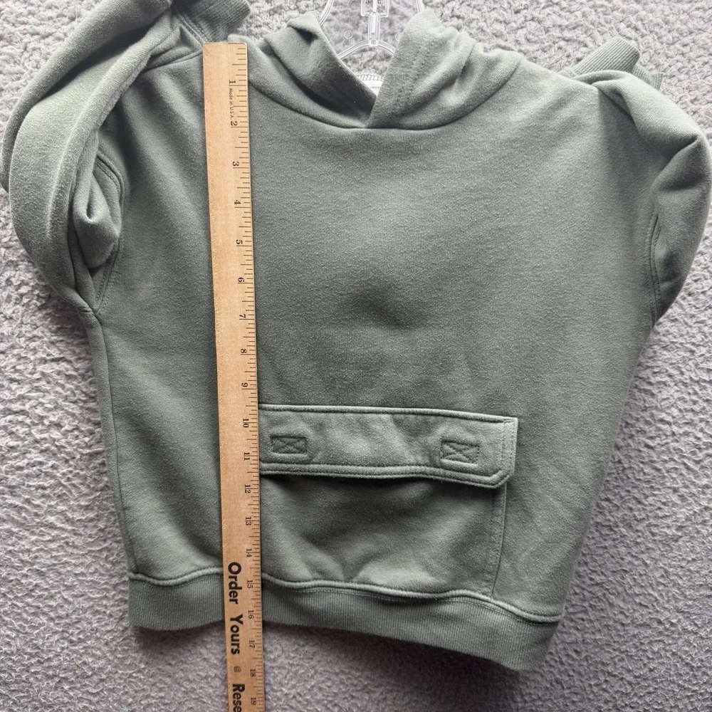 Carter's Hoodie Toddler Boy Size 4T Green Cargo Style Pocket Pullover Hoodie 4T